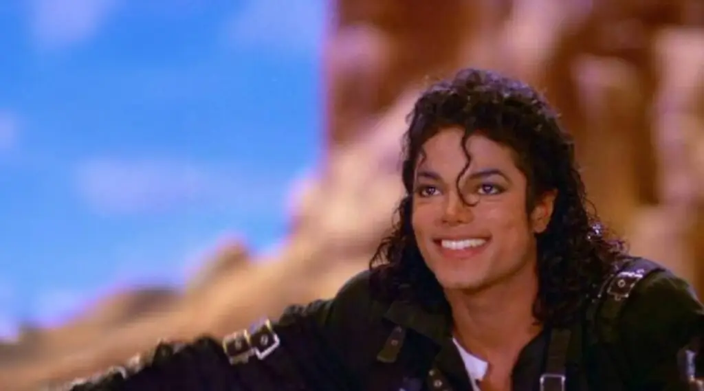 Michael Jackson poster shot from Speed Demon video